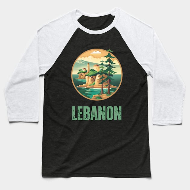 Lebanon Baseball T-Shirt by Mary_Momerwids